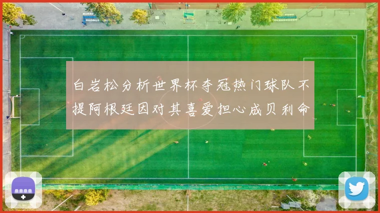 白岩松分析世界杯夺冠热门球队不提阿根廷因对其喜爱担心成贝利命运